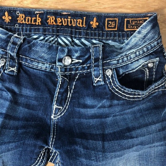 Rock Revival Sz 26 Lynkai Easy Crop - Picture 6 of 8